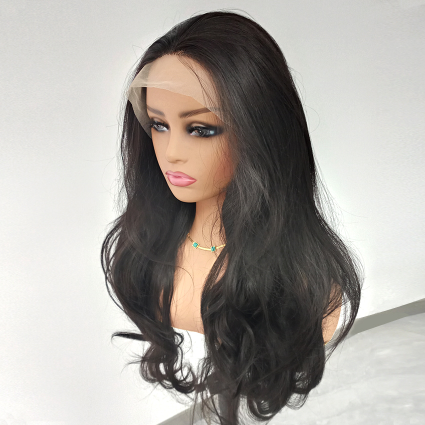 Long Body Wave Lace Front Wig For Women Synthetic Hair Replacement Wigs Heat Resistant Fiber Wig