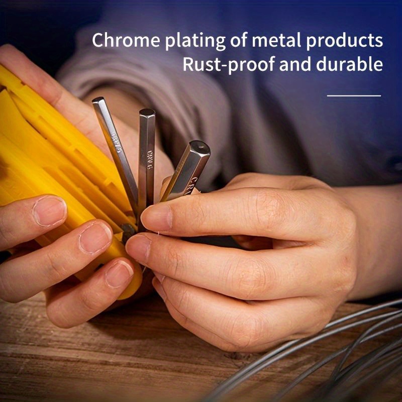 Allen Wrench Set Chrome Vanadium Steel Hex Key Set Heavy Temu