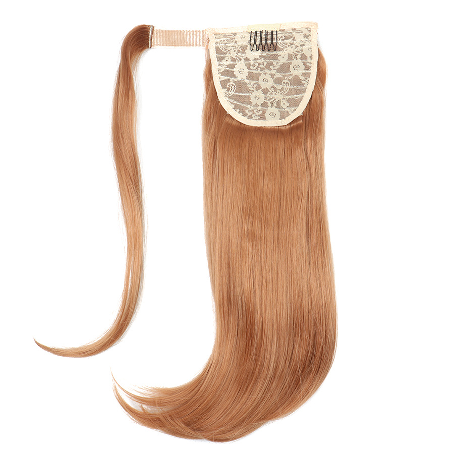 Natural Straight Ponytail Extension Clip In Hairpiece