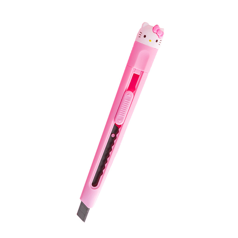 Hello Kitty Stanley Box Cutter Stainless Steel Smooth Pink White