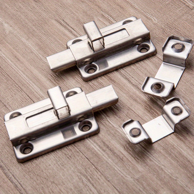 1pc 2pcs Stainless Steel Door Latch Sliding Lock Barrel Bolt Surface ...