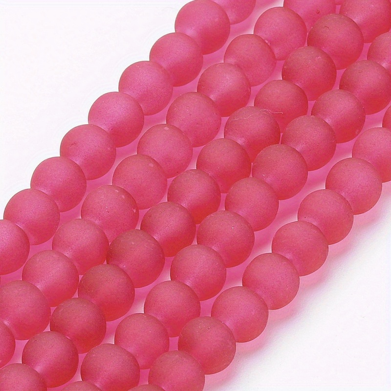 6mm Red Beads 40 Pack