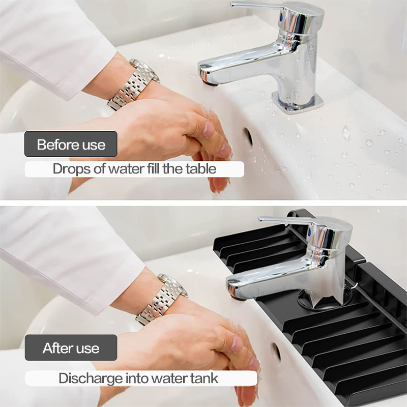 HomeHarbor Abtropfmatte Saugfähiges Silikon-Schlammkissen für die  Küchenbar, Nehmen Sie schnell Wasser auf