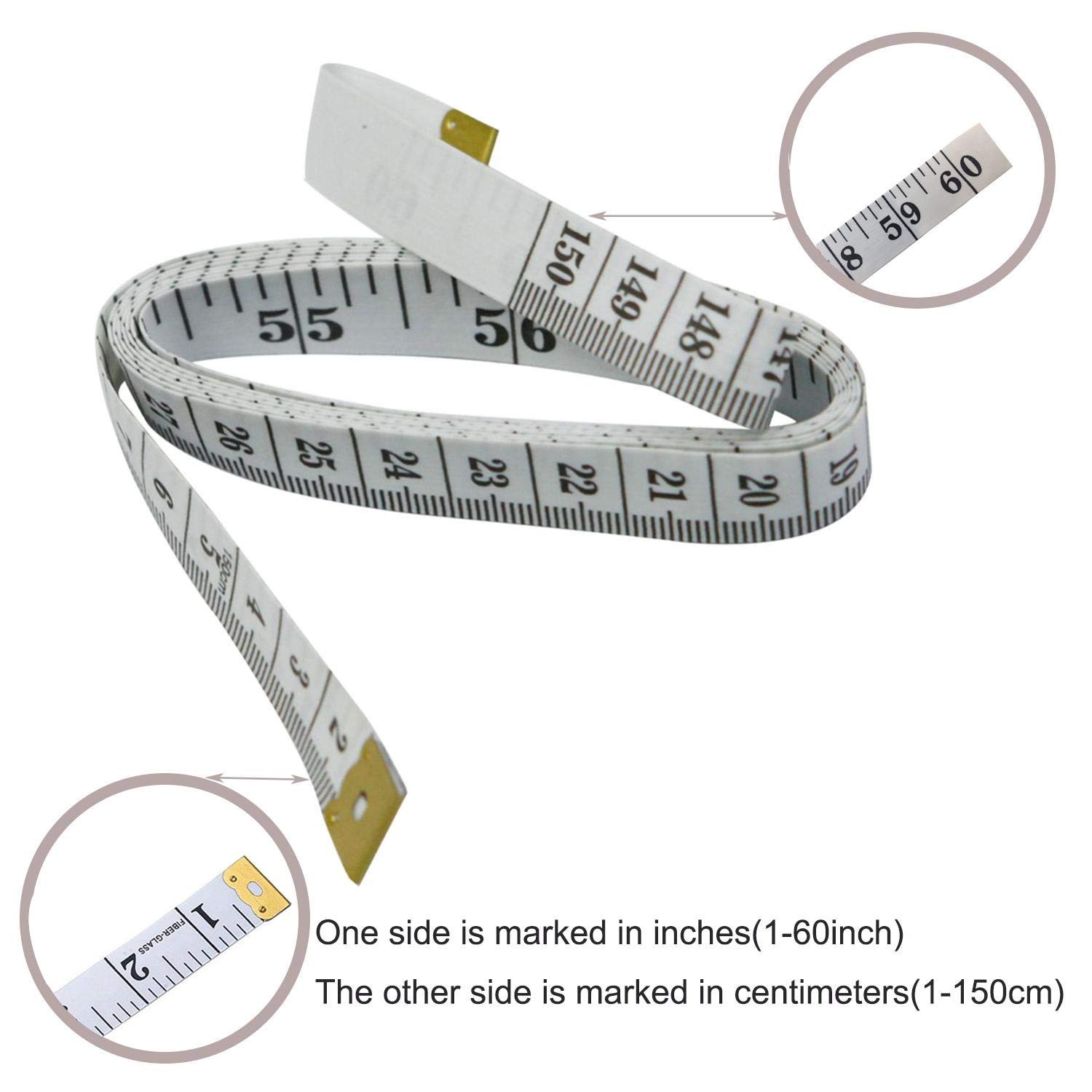 White Soft Tape Measure, Measuring Tape Sewing, Seamstress, Tailor