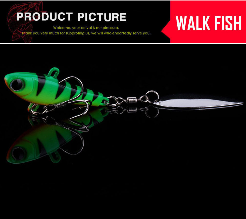 Bionic Insect Spoon Rotating Fishing Lure Long Casting Bait - Temu United  Arab Emirates