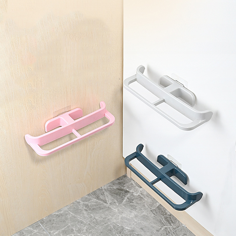 1pc Random Color Punch-free Bathroom Storage Rack