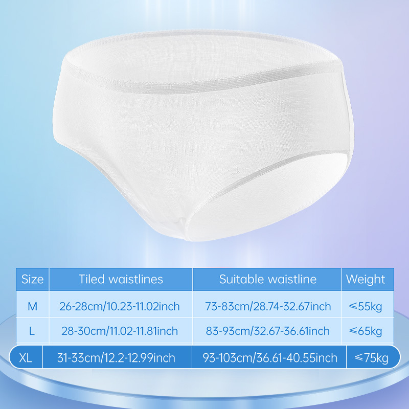 Womens Disposable Underwear 5 Pieces Pure Cotton Female Underwear