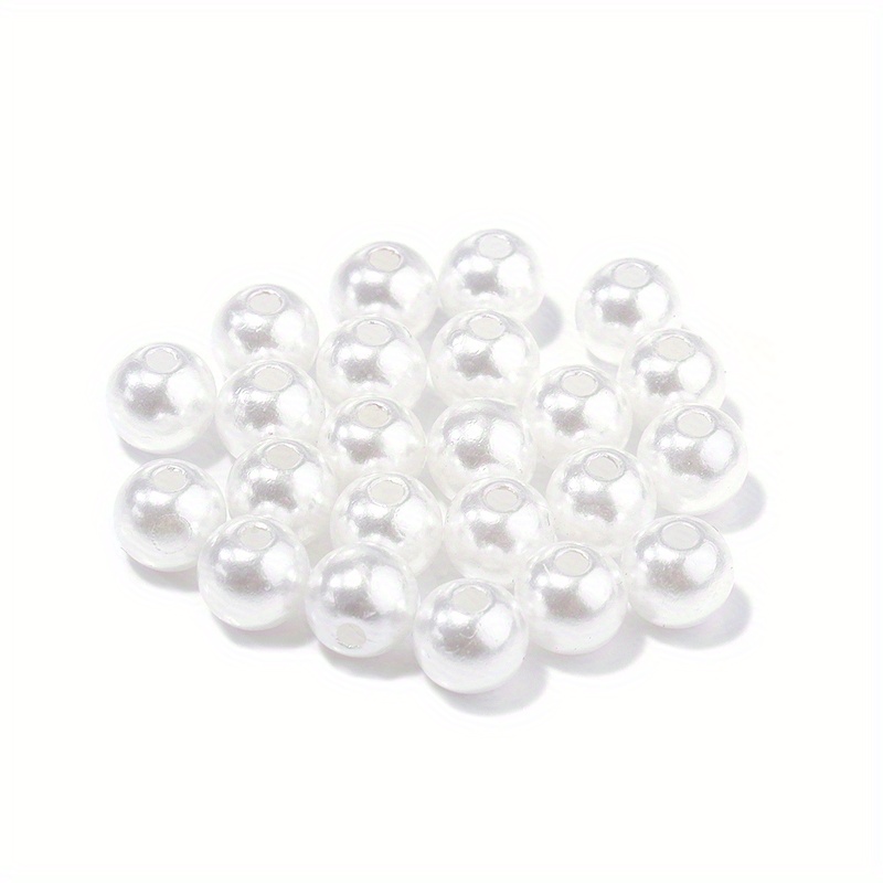  HILELIFE 1500pcs Pearl Beads for Jewelry Making, 4mm 6mm 8mm  10mm Round Loose Pearls Beads with Hole, Bracelet Pearls for Crafts, White  Pearls for Jewelry Making
