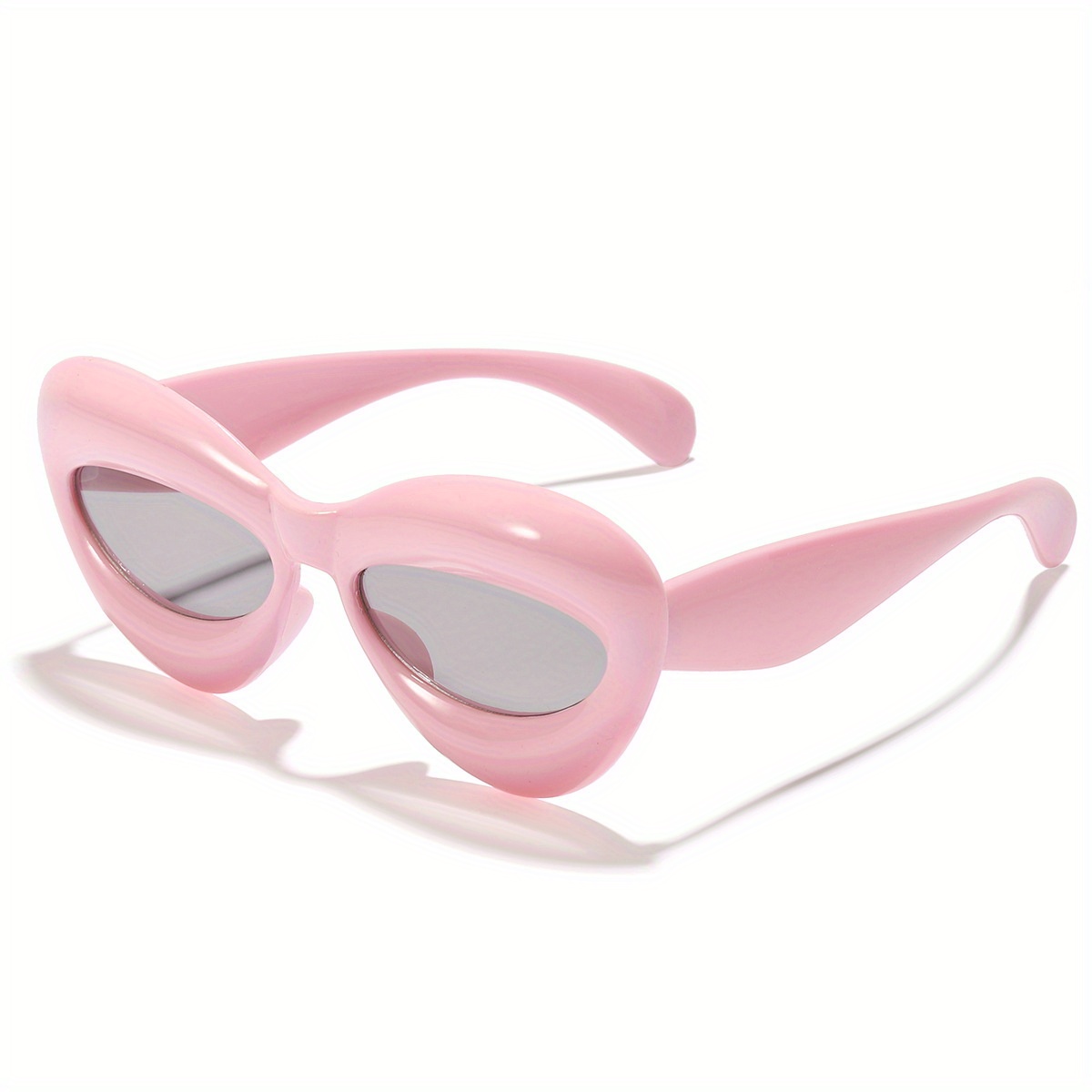 6/10 Pack Retro Tiny Triangle Cateye Sunglasses Transparent Candy Color  Eyewear Clout Costume Accessories Glasses for Women