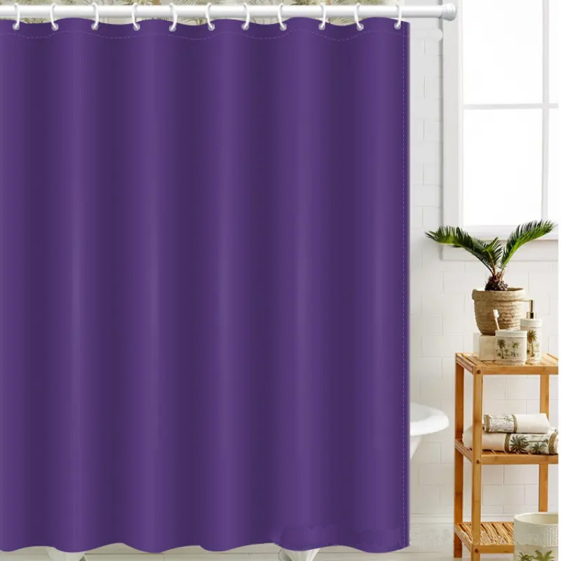 Waterproof PEVA Shower Curtain 71x71 Inches