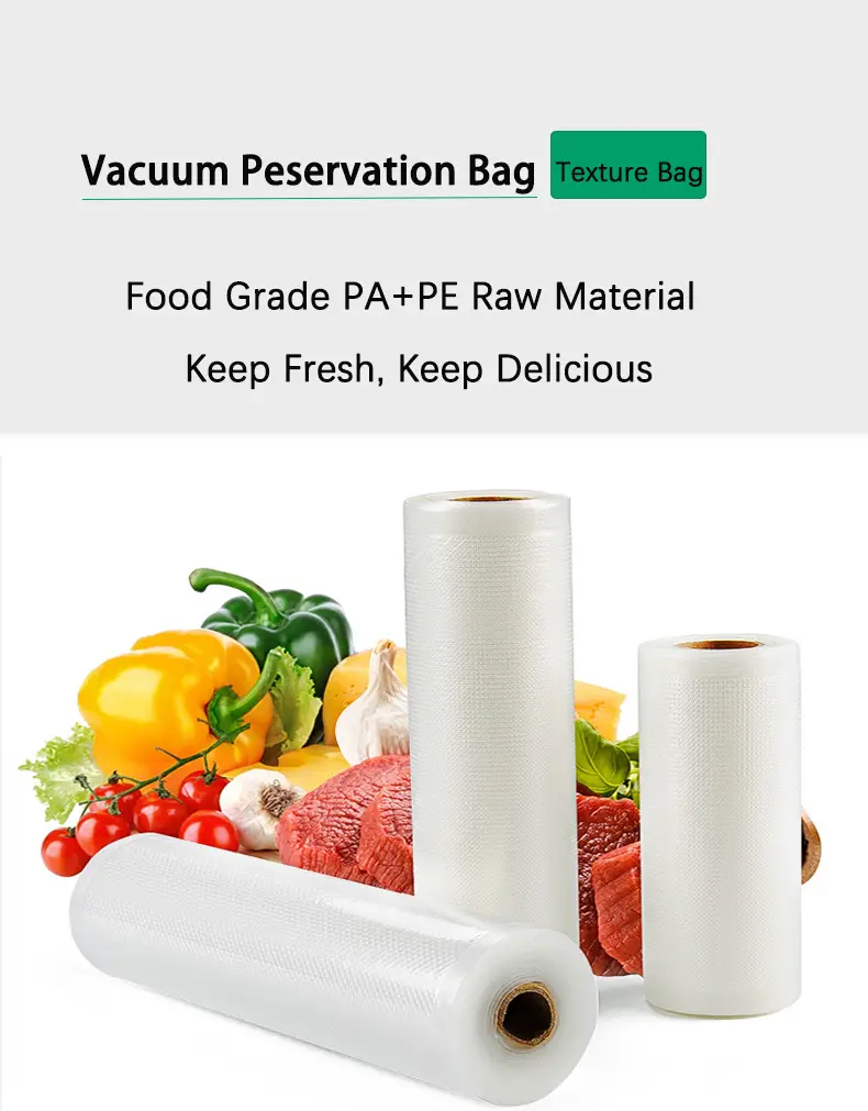 Bpa-free Vacuum Sealer Bags For Food Storage, Meal Prep, And Sous