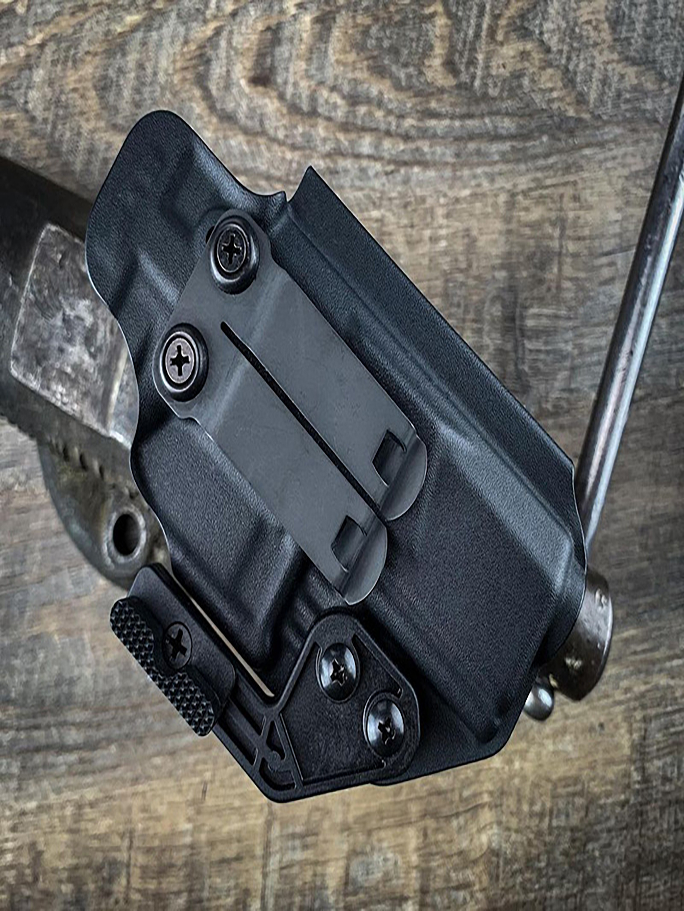 1pc Durable Kydex Holster Clips Stainless Steel K Sheath Waist Clip For