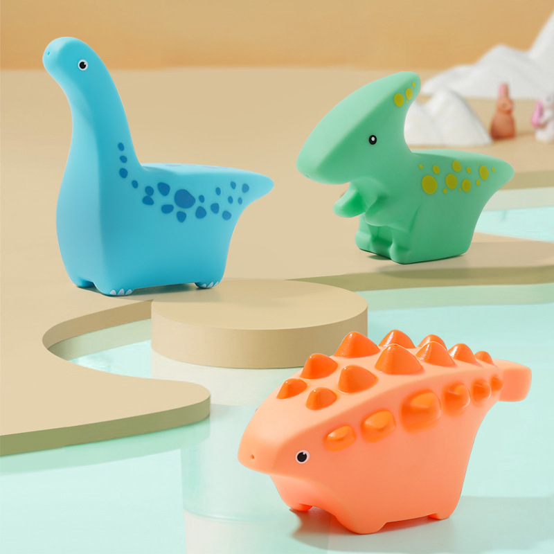 Dinosaur Bath Toys for Toddlers 1-3 - 5pcs Baby Bath Dinosaur Toys Ear –  BABACLICK