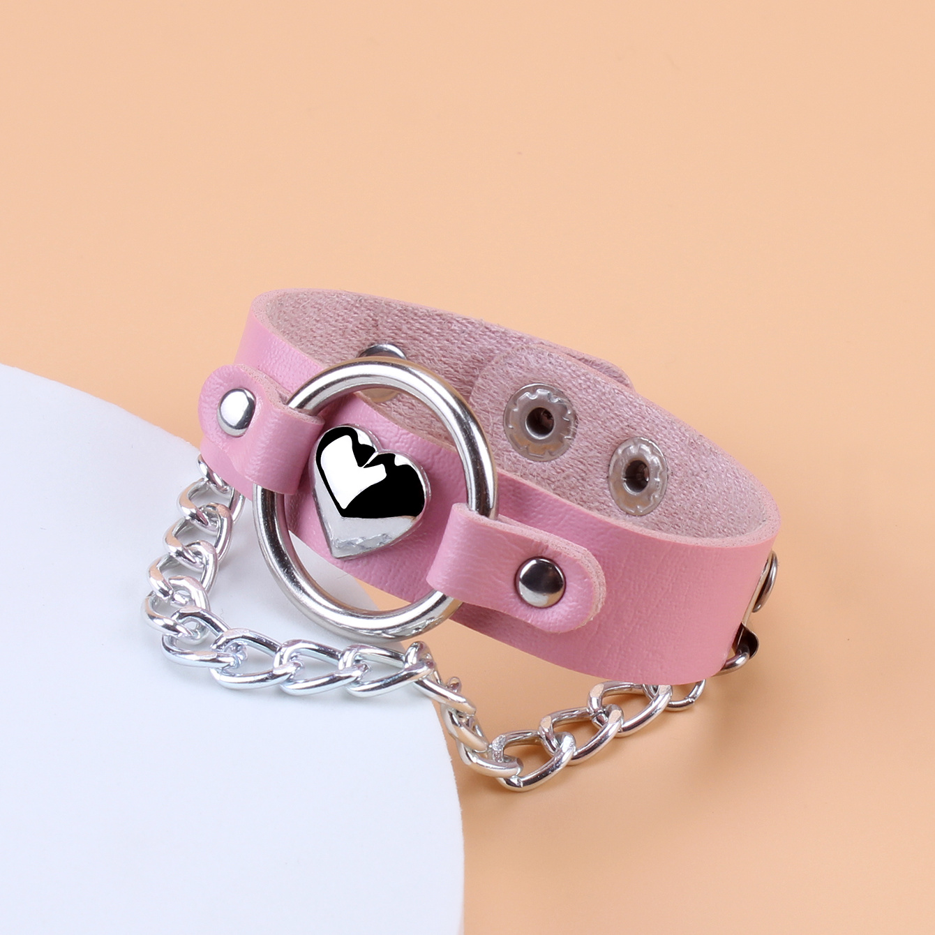 Adorable Love Chain PUPU Leather Bracelet