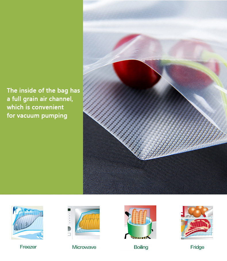Bolsas selladoras al vacío de 11 x 50 rollos para guardar alimentos, sellar  una comida, sin BPA, grado comercial, ideal para almacenamiento de vacío