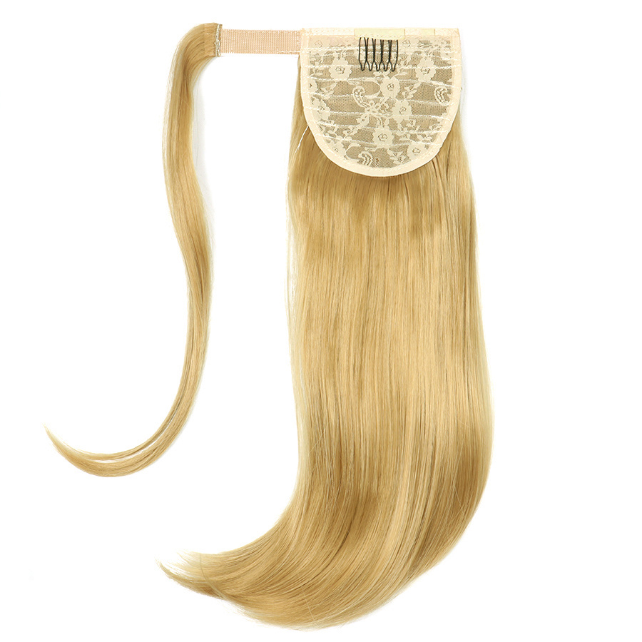Natural Straight Ponytail Extension Clip In Hairpiece