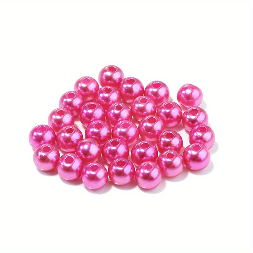 650pcs Art Faux Pearls Undrilled Faux Pearls No Hole Imitation Round Pearls  Beads Loose Pearls Decorative Bulk Filler Beads for Jewelry Making, Crafts