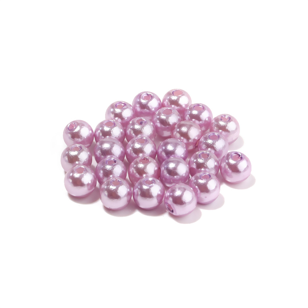Balsacircle 1.18 inch or 30 mm Wide Faux Pearls Loose Beads - Fuchsia, Women's, Pink