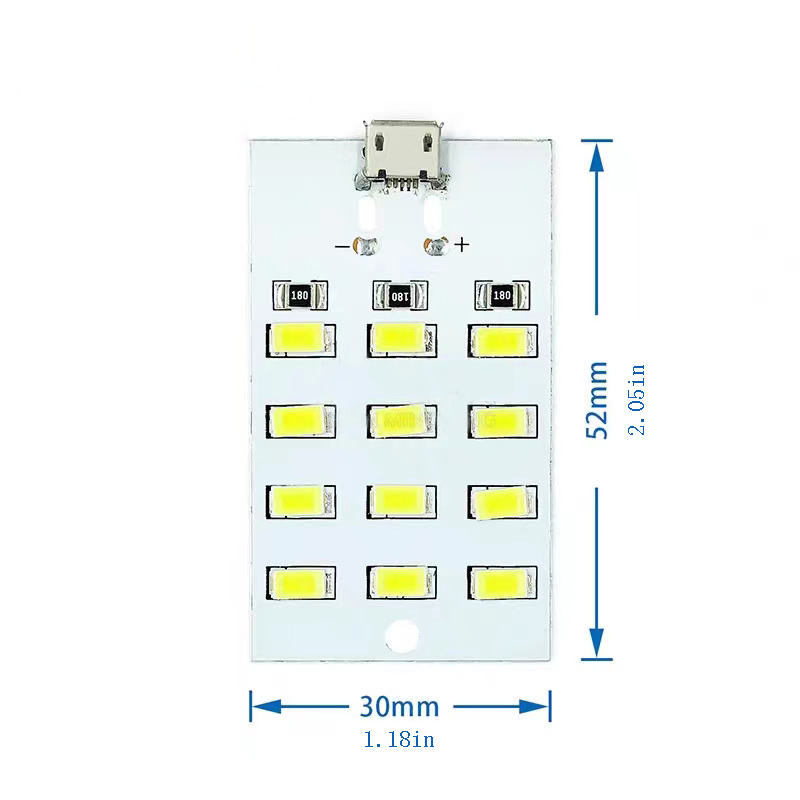 8/12/16/20 Perles De Lampe Éclairage Led Panneau De Lampe Usb Lampe Mobile  Lampe De Décrochage Lampe De Secours Veilleuse 5vmirco Usb 5730 Panneau D'éclairage  Led Pour Lampe Mobile Usb Lampe De Secours