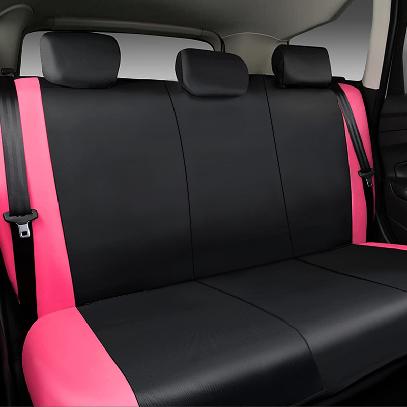 9 Pièces Ensemble Rose Housses De Siège De Voiture Airbag Compatible  Coussin De Siège Protecteur Contre La Saleté Belle Décoration Nouveau  Design, Mode en ligne