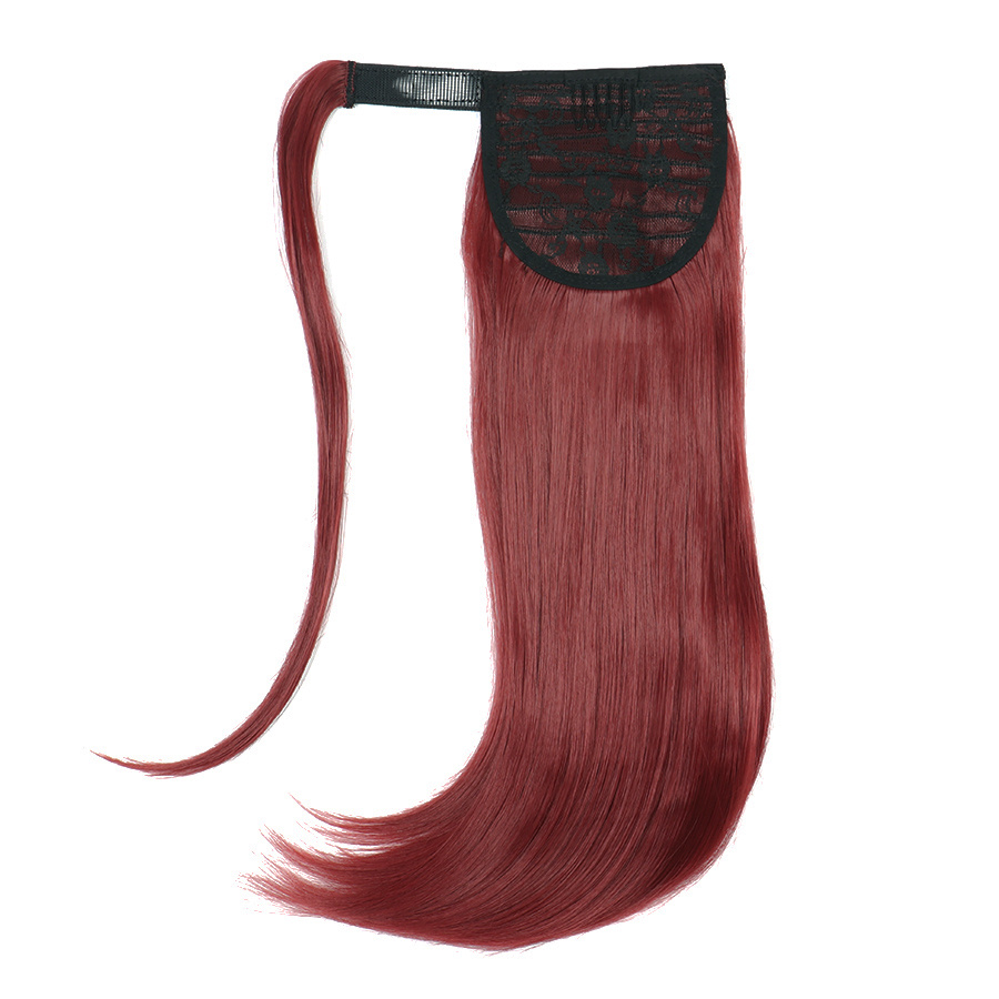 Natural Straight Ponytail Extension Clip In Hairpiece