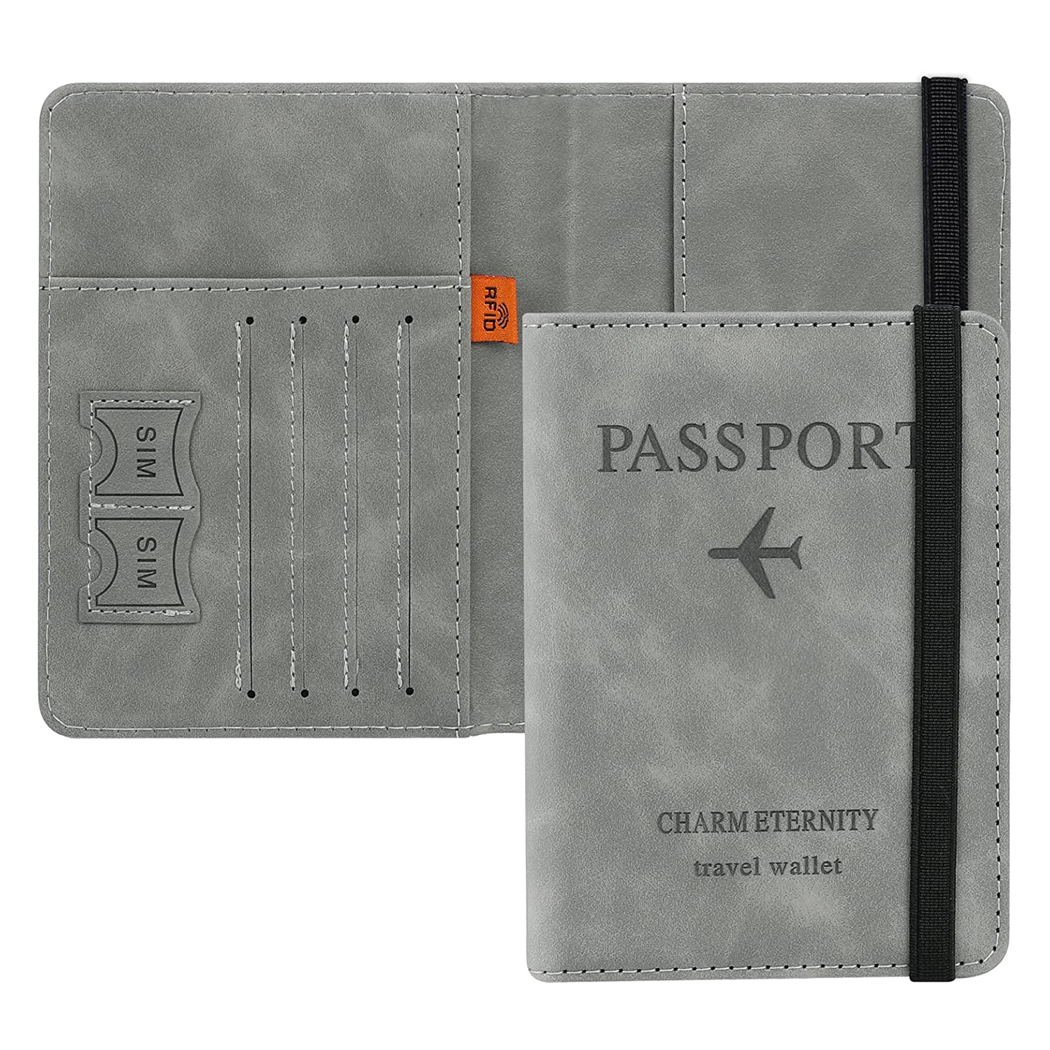 1 Soporte Para Pasaporte, Ranuras Para Tarjetas Con Soporte Para