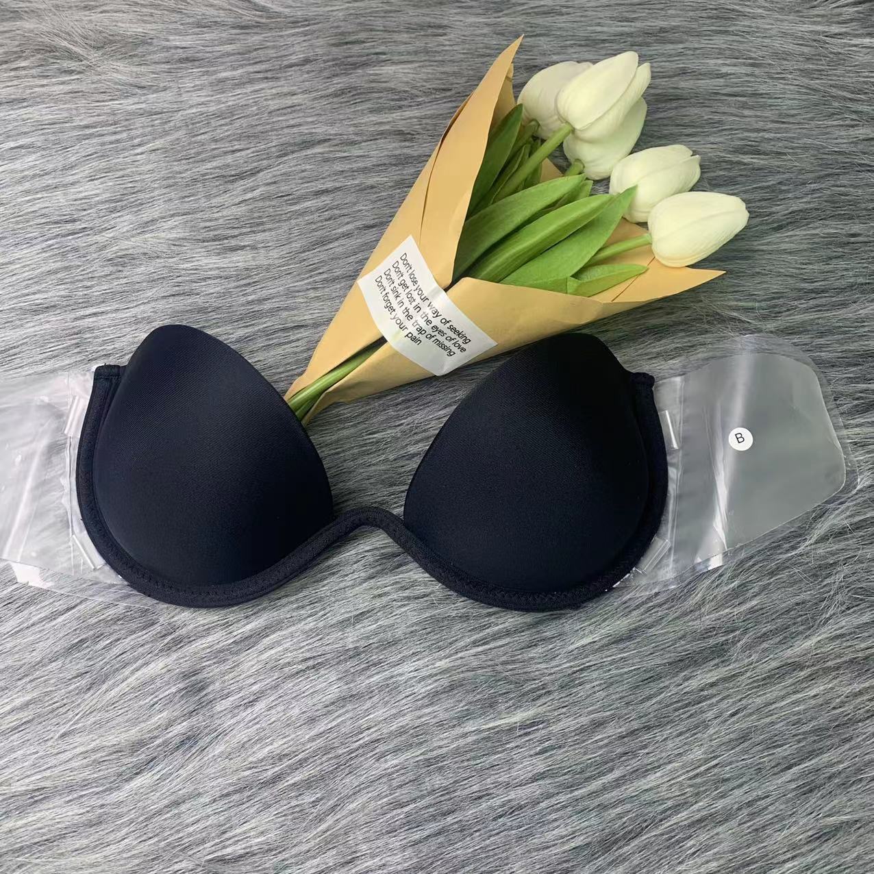 Underwear Seamless Invisible Bra Removable Push Up Thin With Steel Rin –  Sbcollections24