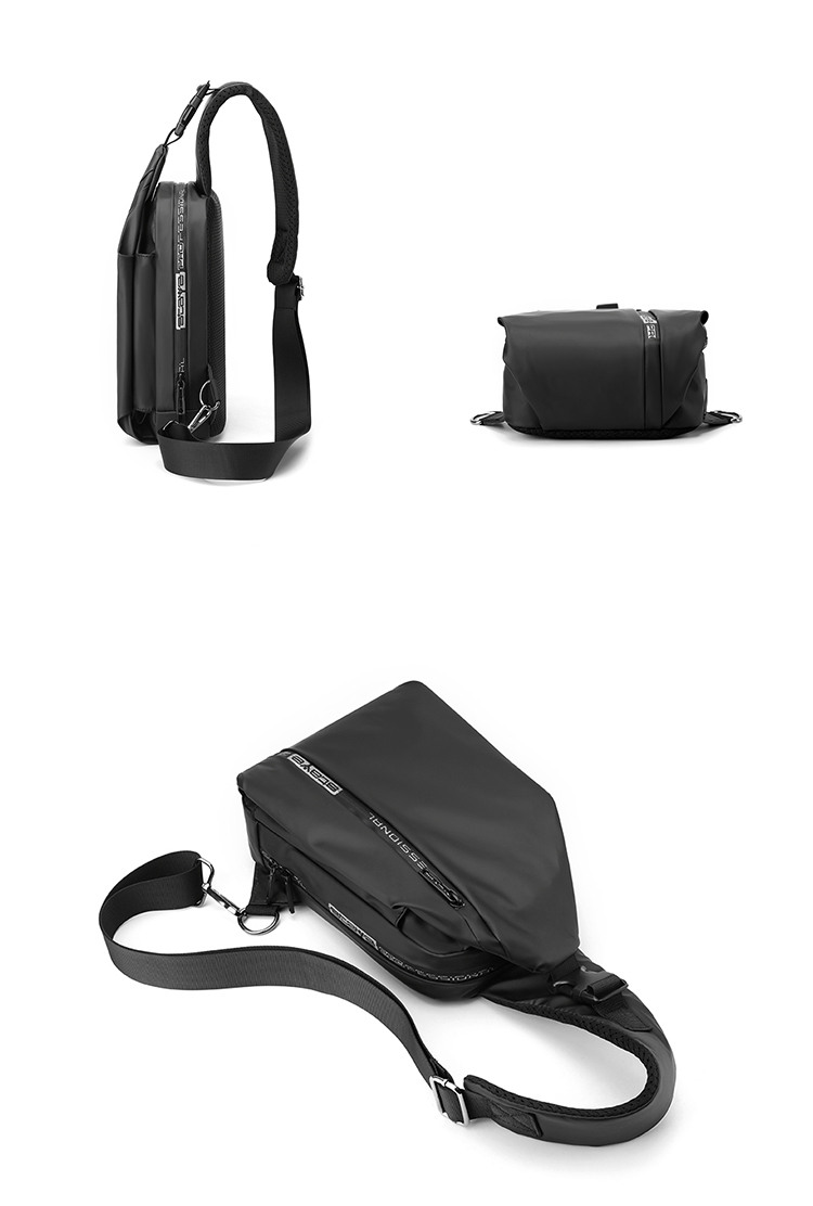 Men' Commuter Chest Bag Casual Crossbody Bag Temu