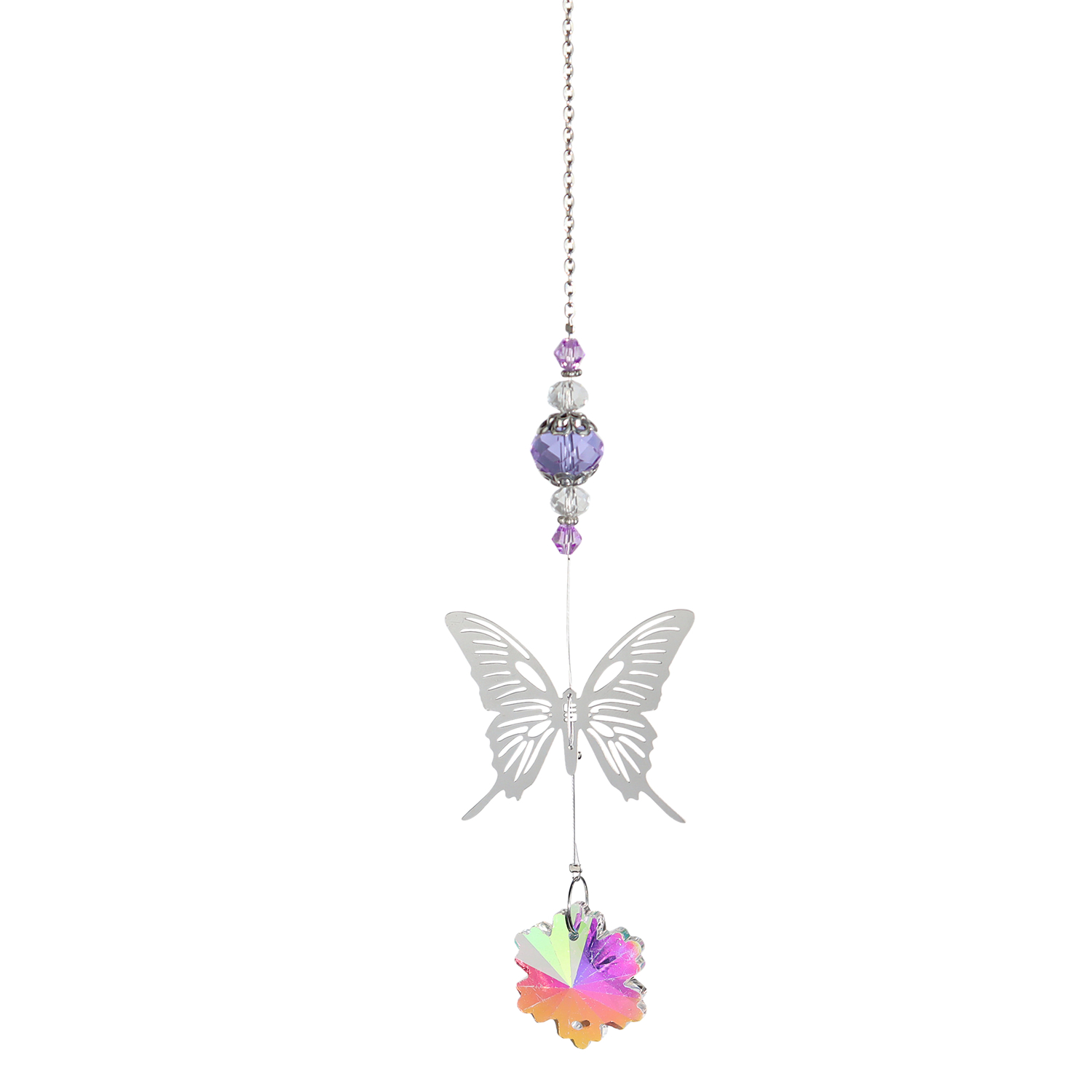 Hanging Butterfly Sun Catchers Hanging Crystals For - Temu