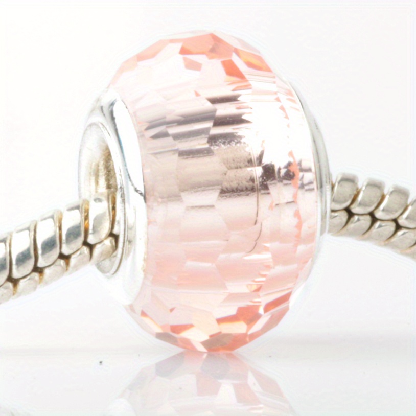10Pcs Marble Color Big Hole European Glass Beads Bulk Fit Pandora Charm  Bracelet Bangle DIY Women Men Chain Cord Jewelry Making