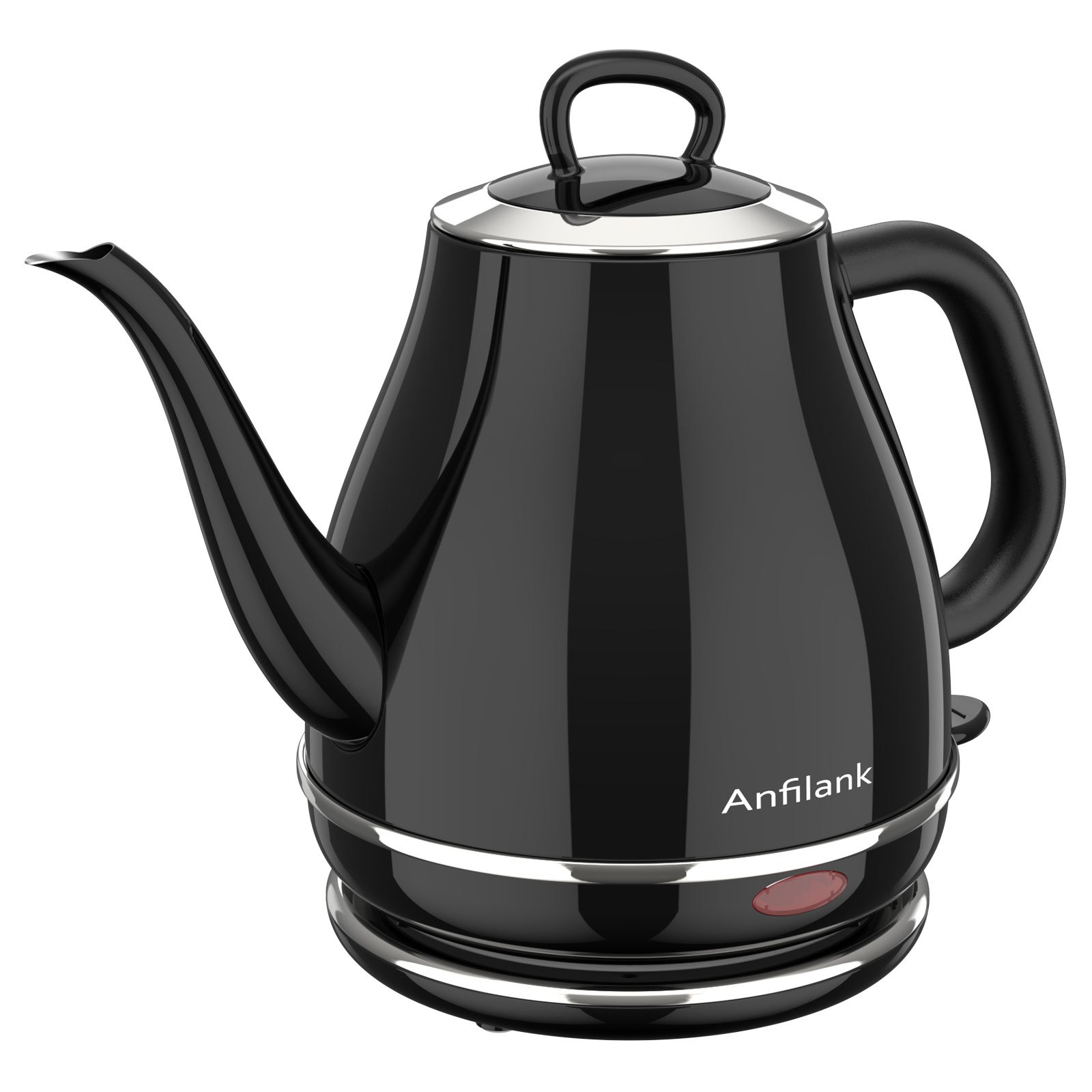 Electric Gooseneck Kettle - 1L, 120 Volt, Stainless Steel for coffee tea