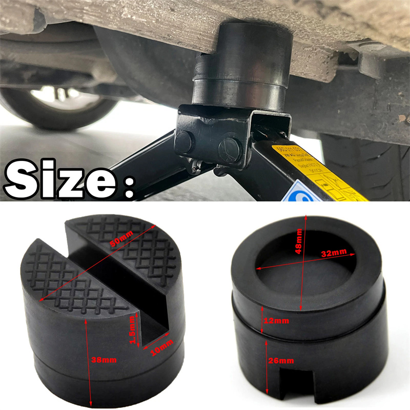 Floor Slotted Car Jack Rubber Pad Frame Protector Adapter - Temu Norway