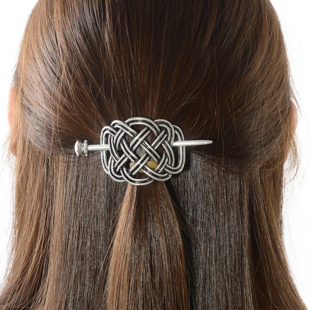 Viking Celtic Crown Hairpins Clip Viking Hair Accessories Celtic Knot Hair  Barrettes Antique Silver Hair Sticks Irish Hair Decor For Long Hair Jewelry Braids  Hair Clip With Stick 1pc - Clothing, Shoes