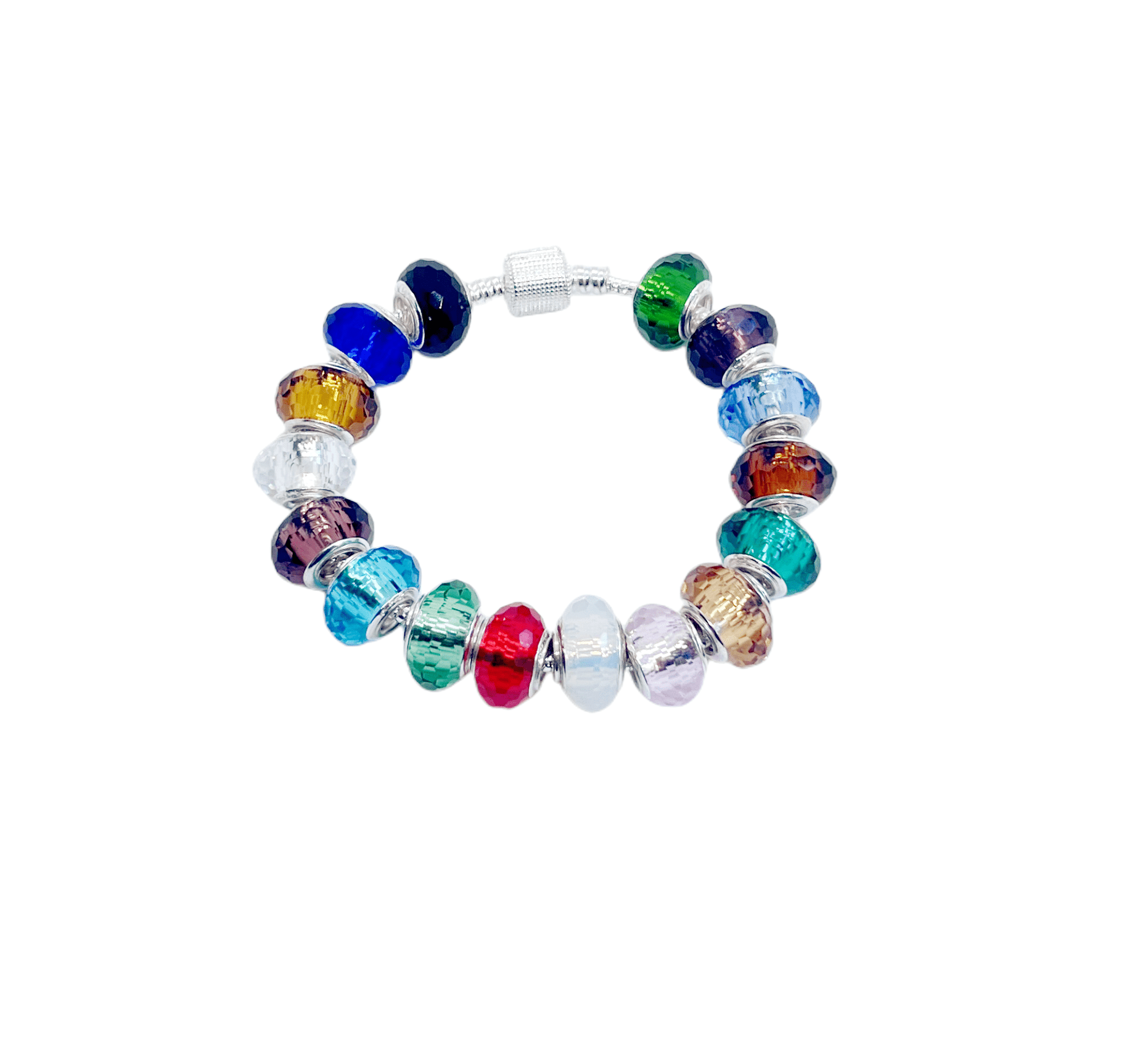 10Pcs Marble Color Big Hole European Glass Beads Bulk Fit Pandora Charm  Bracelet Bangle DIY Women