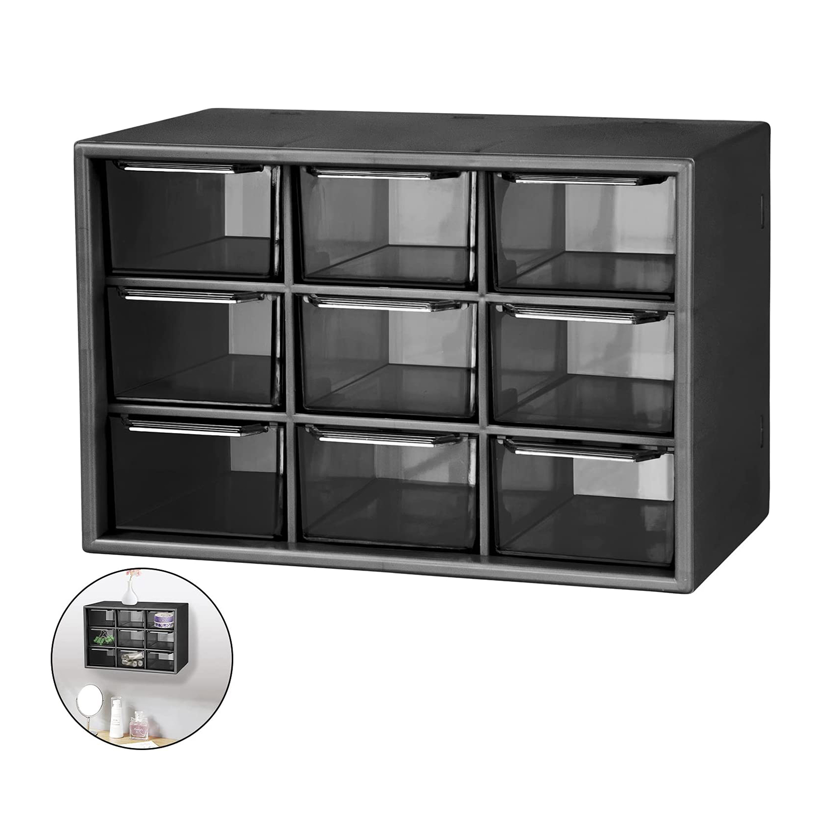 1pc Drawer Organizer, Small Drawer Type Desk Storage Cabinet