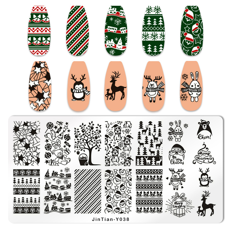 New Year Cheer Nail Stamping Plate | Maniology