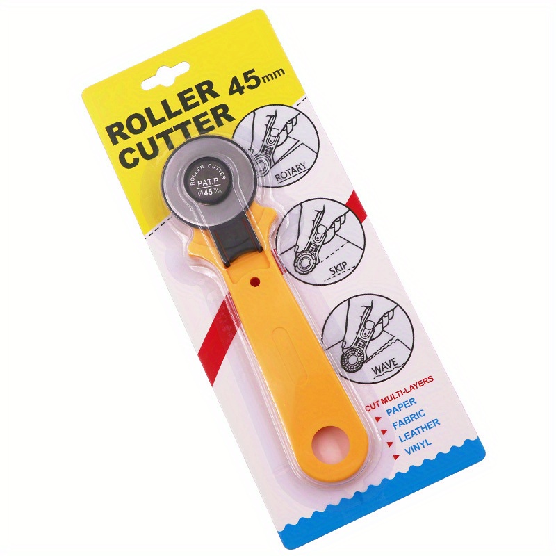 45mm Leather Craft Cutter Circular Cutter Cut Blade Roller Wheel Round  Cutter
