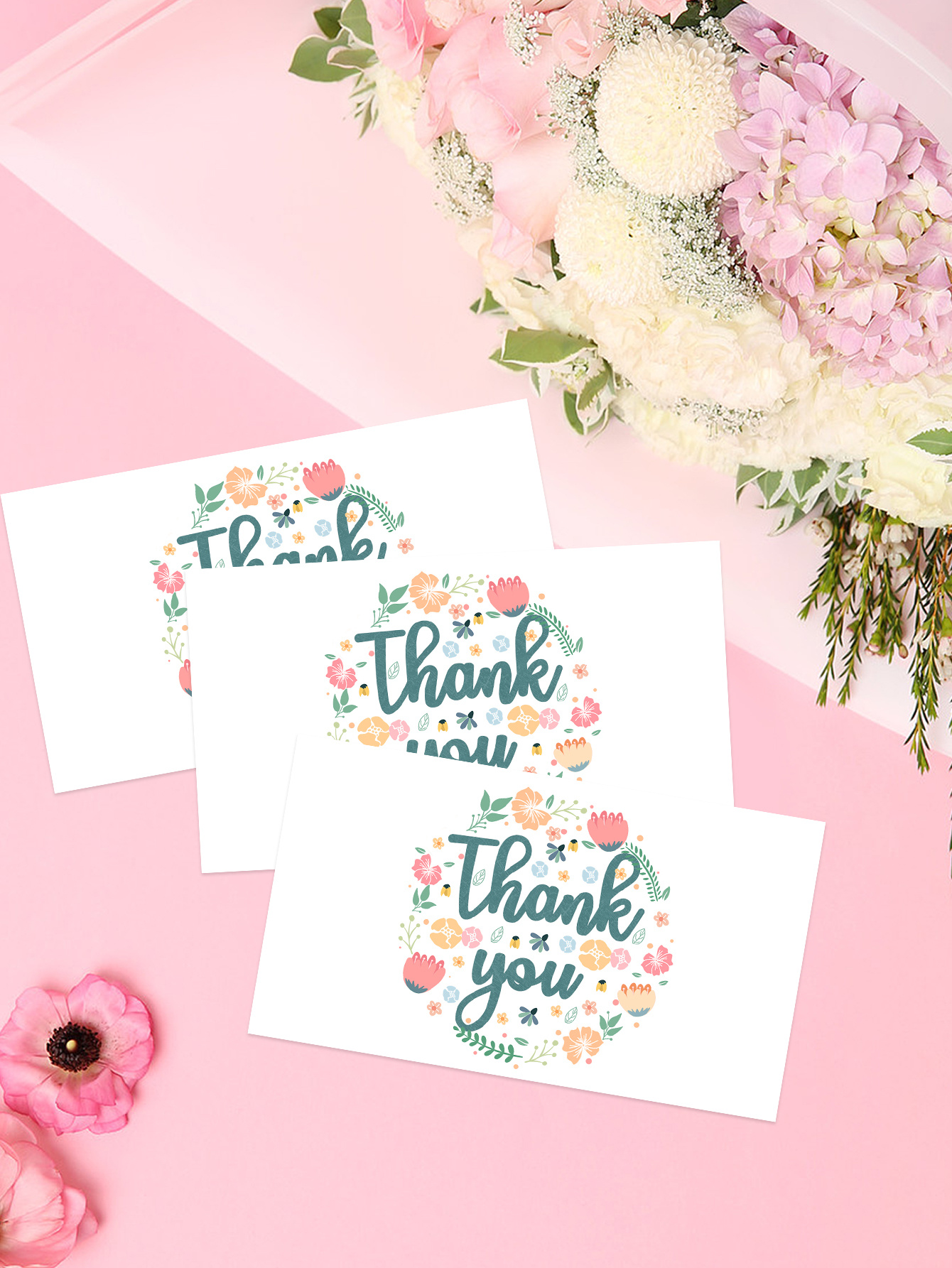 Thank Cards Bulk Thank Notes Rainbow Color Card.small - Temu