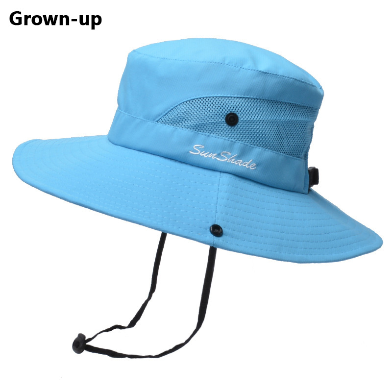 Muryobao Men's Sun Hat Summer Outdoor UV Protection Mesh Wide Brim Bucket  Hats Waterproof Packable Boonie