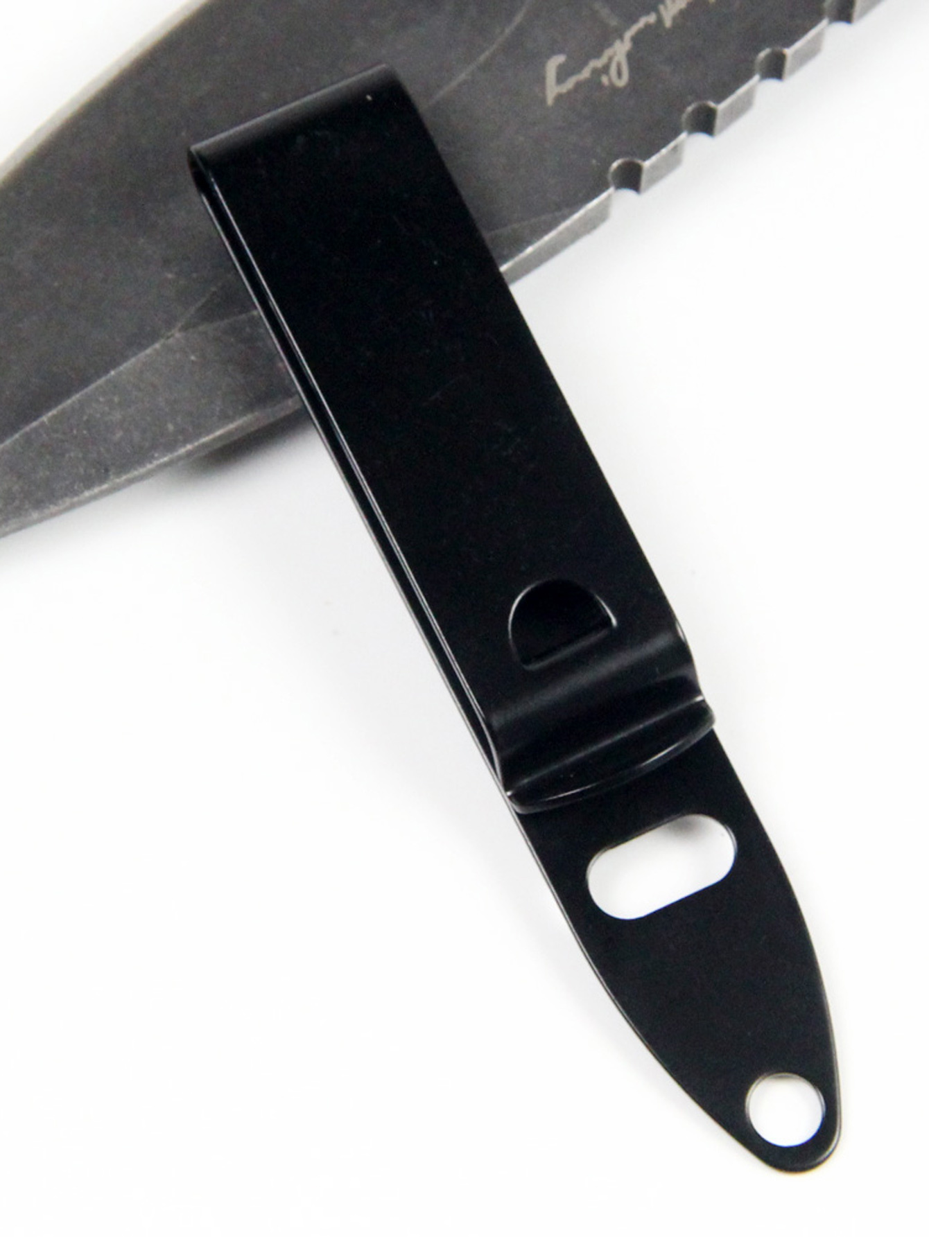 1pc Universal Stainless Steel Kydex Waist Clip For Easy And Secure