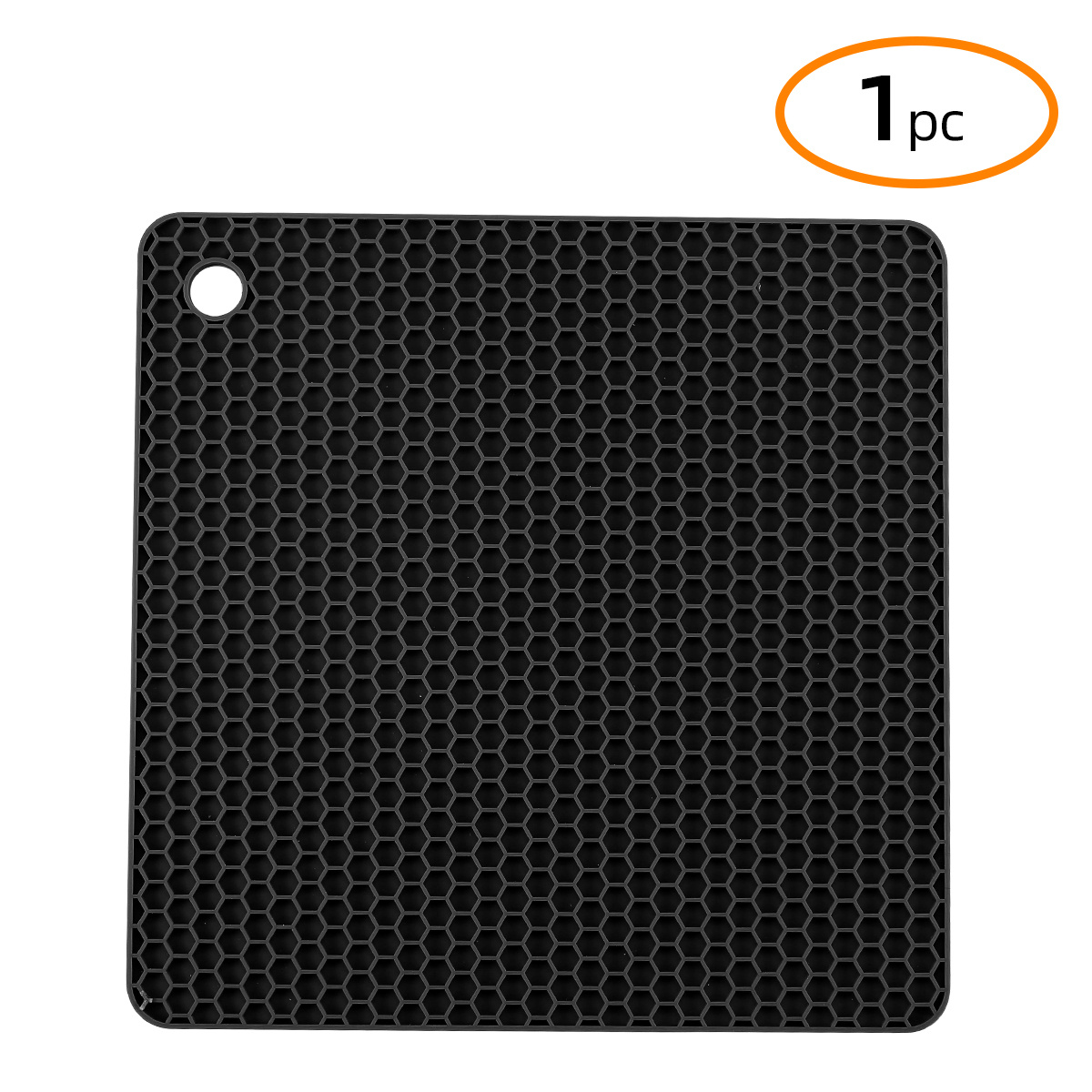 Heat Resistant Silicone Trivet Mats - Multipurpose Non-slip Hot Pads For  Kitchen, Pot Holders, Jar Opener, Spoon Holder, Food Grade Silicone & Bpa  Free (black) - Temu