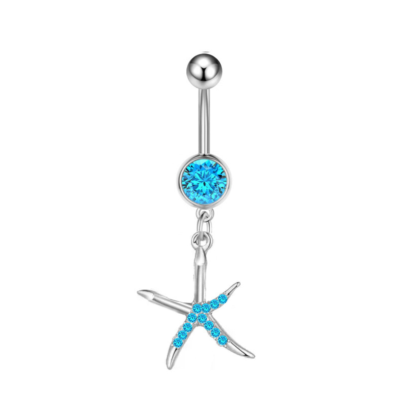 Simple Personality Belly Button Ring Stainless Steel Temu