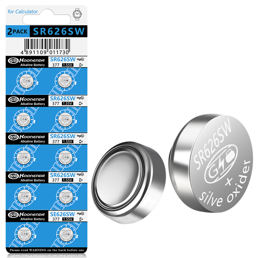 BuyCool® Montres Batteries 10 pcs AG4 LR626 LR-626 AG4 177 377A