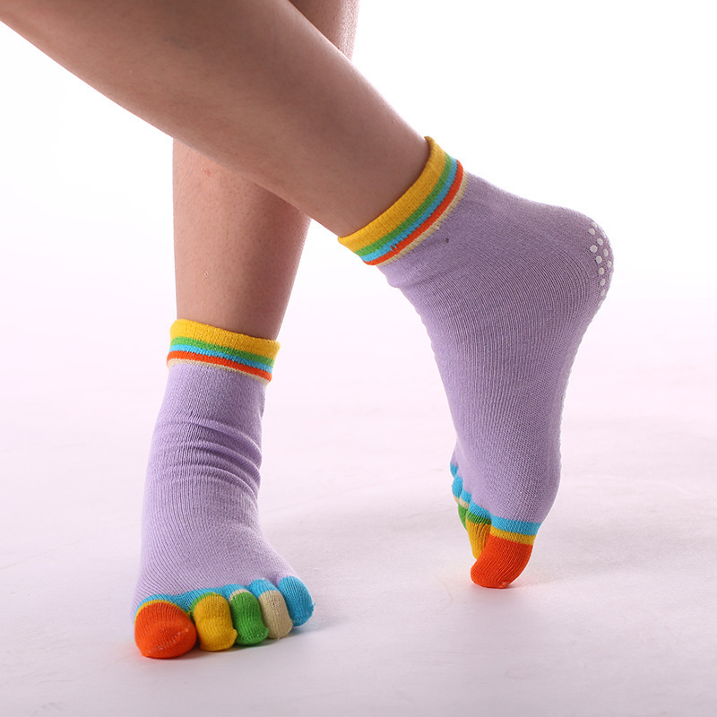 Men's Toe Yoga Socks, Foot Wraps Half Toe , Yoga Cotton Socks, Non Slip  Yoga Socks,ballet Socks,yoga Socks, Pilates Socks, 
