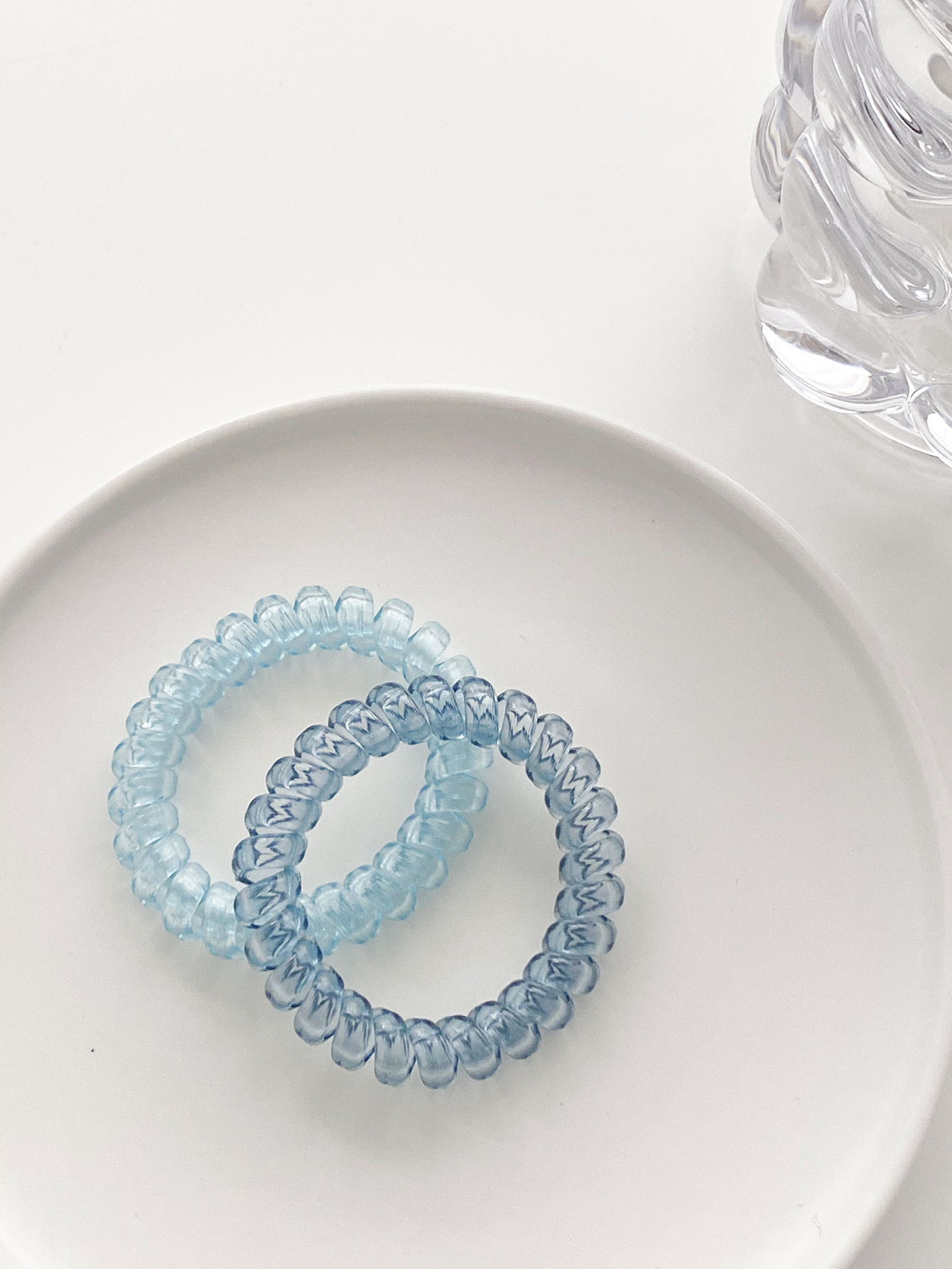 Jelly Color Spiral Hair Tie Sweet Hair Ropes Seamless Hair Temu Australia