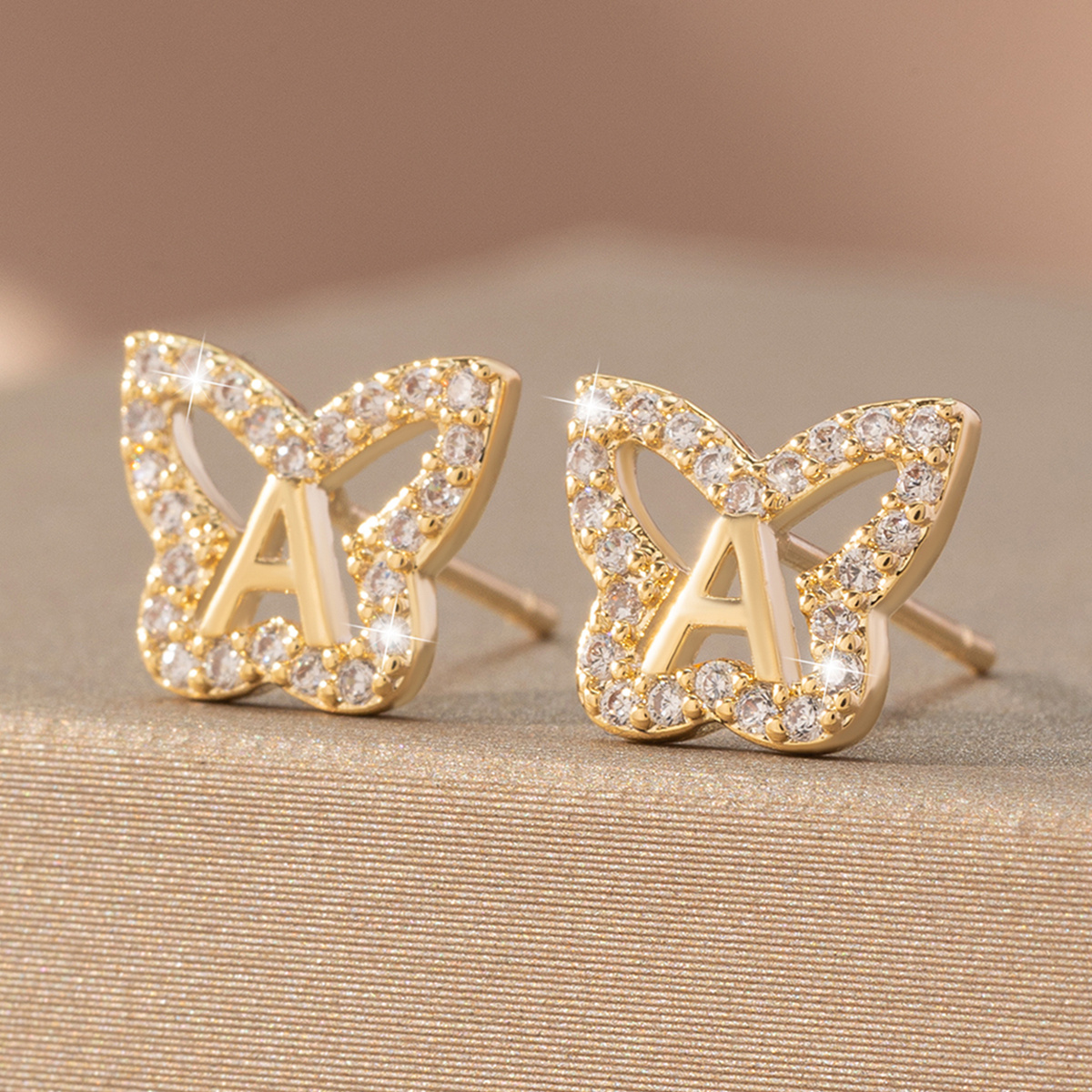 Alloy Earring Studs Backs Stopper Ear Post Butterfly Earring - Temu United  Arab Emirates