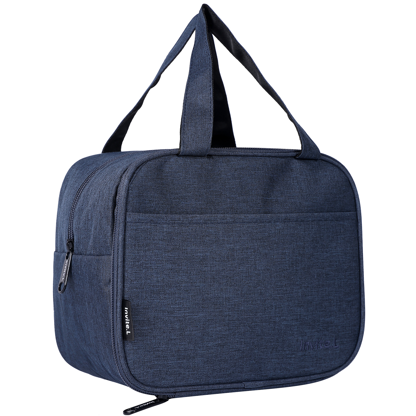 Minimalist Solid Color Insulated Lunch Bag Lightweight Zipper