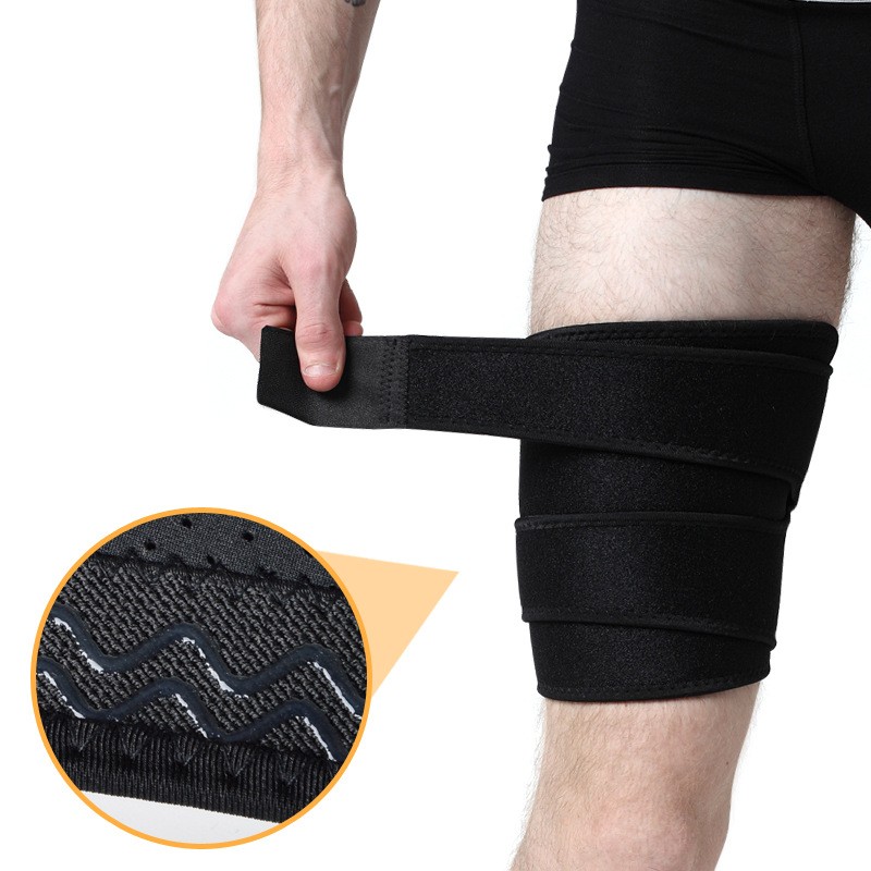 Silicone Strips Adjustable Thigh Compression Sleeve - Temu