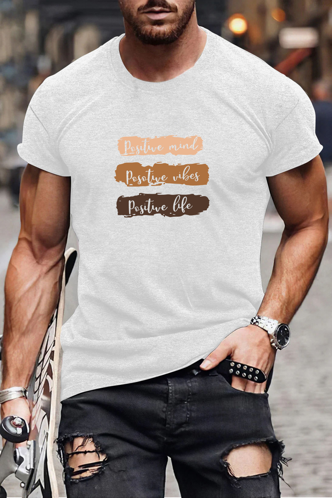 Camisetas basicas ajustadas hombre hot sale