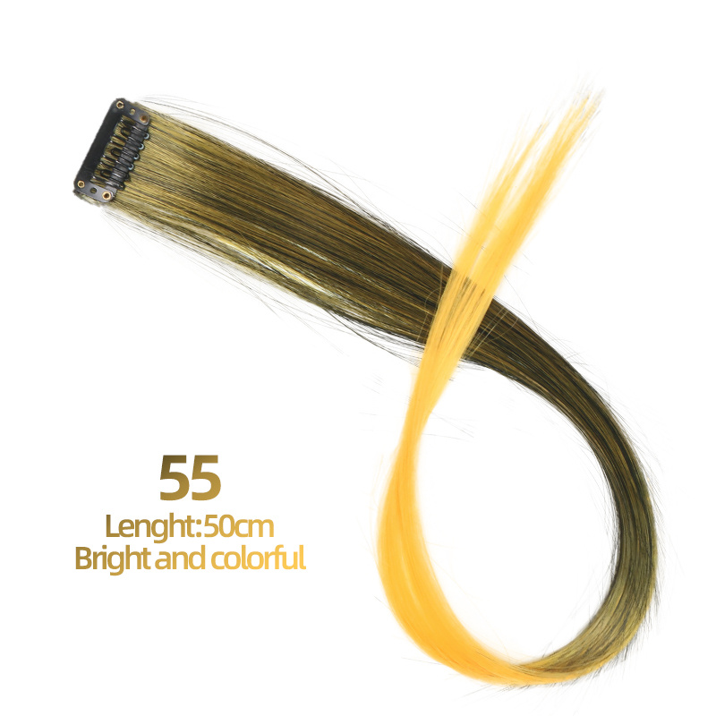 Ombre Straight Hair Extensions for Y2K Party
